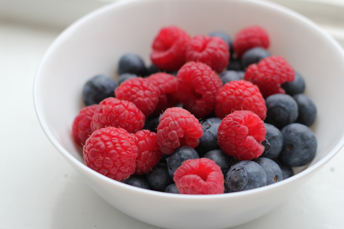Fresh blueberries